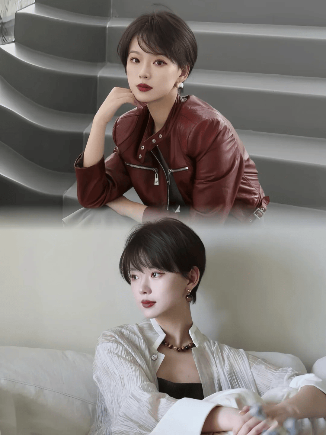 短发女生-短发女生烫发